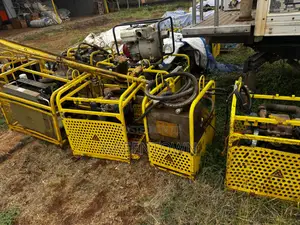 Portable Diesel Drilling Machine Set / Air Compressor Unit (40m Deep)