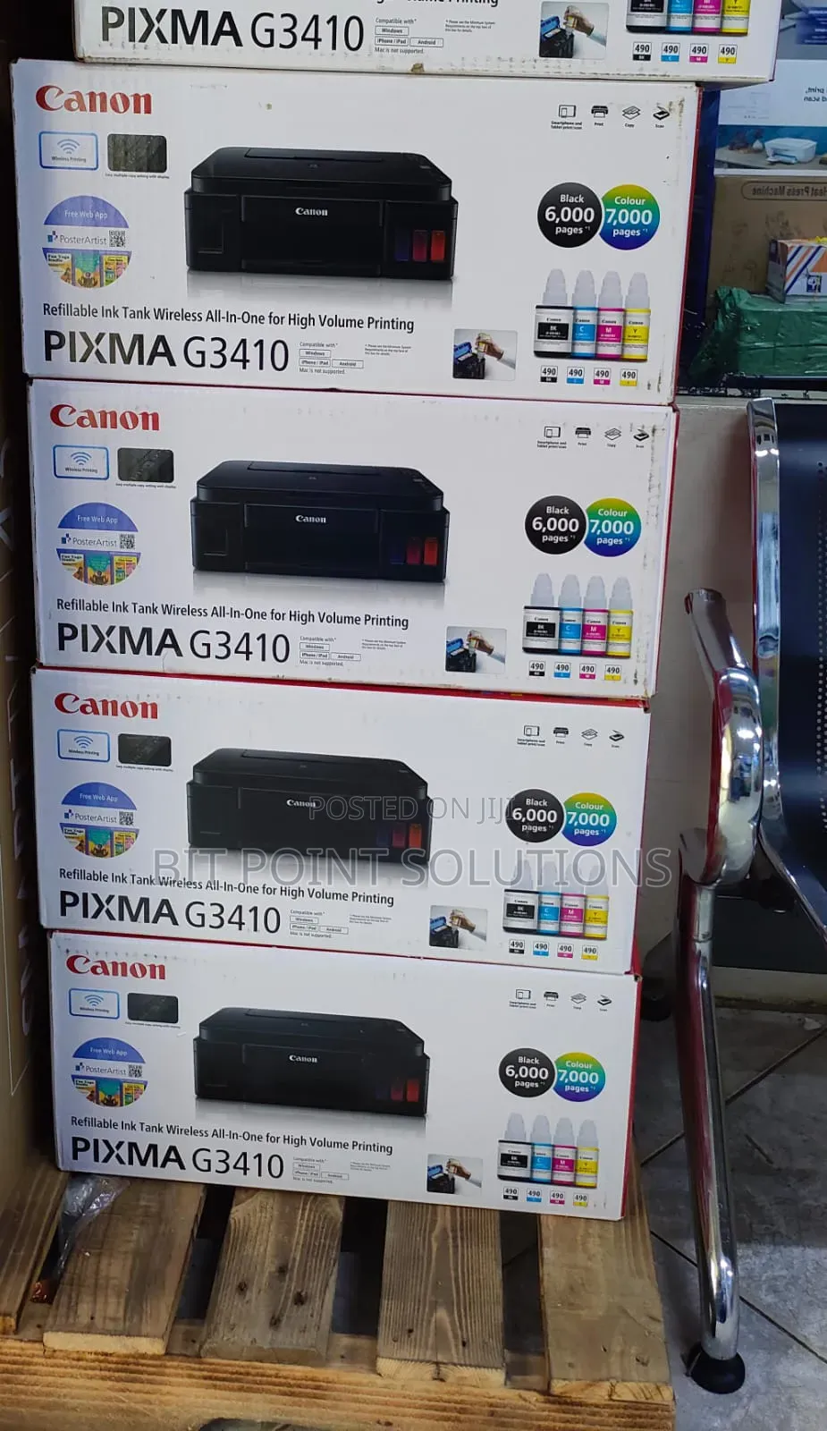 Canon G3410 Wireless Inkjet Printer (Printer, Scan, Copy)
