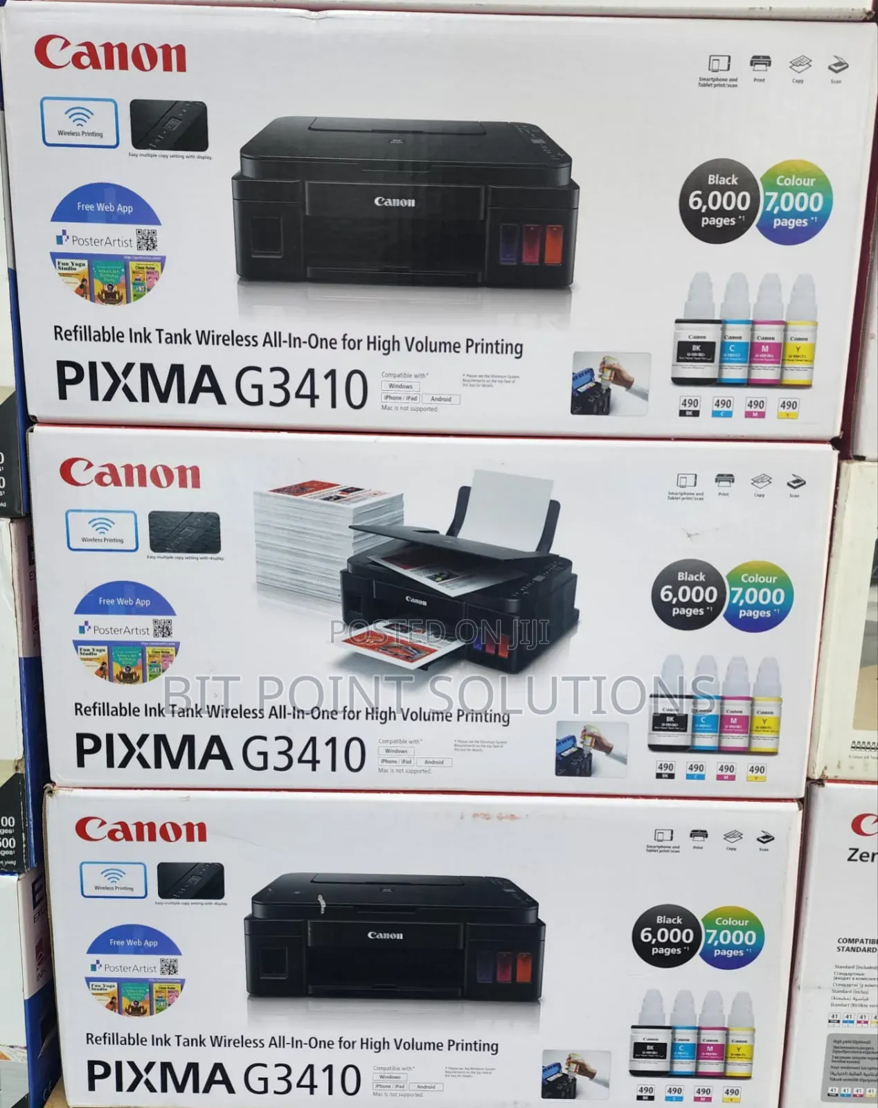Canon G3410 Wireless Inkjet Printer (Printer, Scan, Copy)