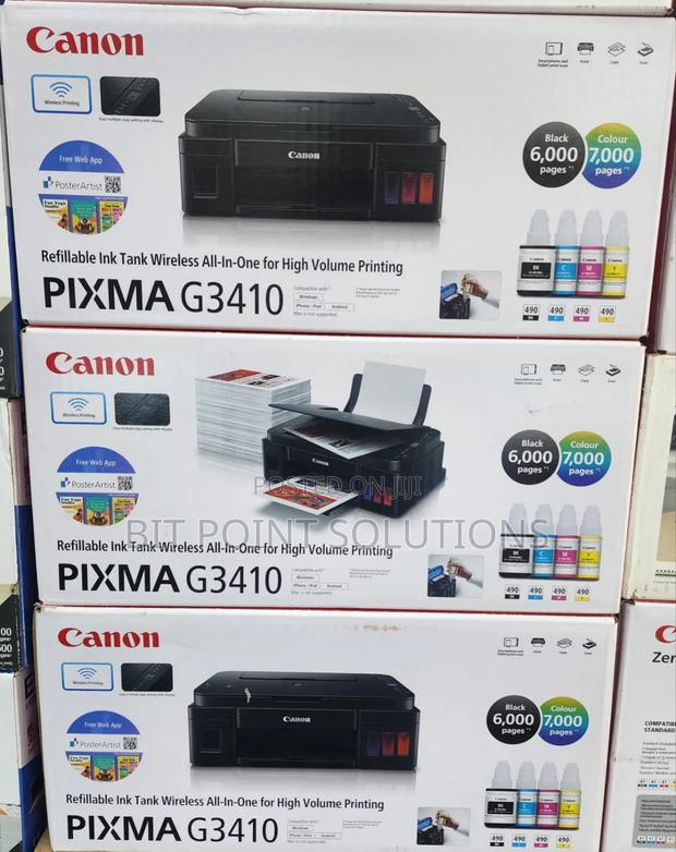 Canon G3410 Wireless Inkjet Printer (Printer, Scan, Copy) - thumbnail 2
