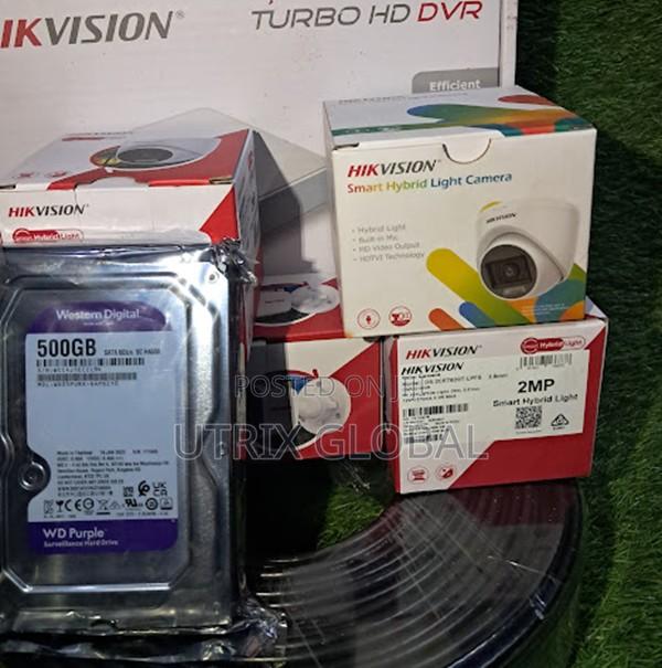 4ch Hikvision Hybrid Cctv Kit With Audio Smart Night Monitoring