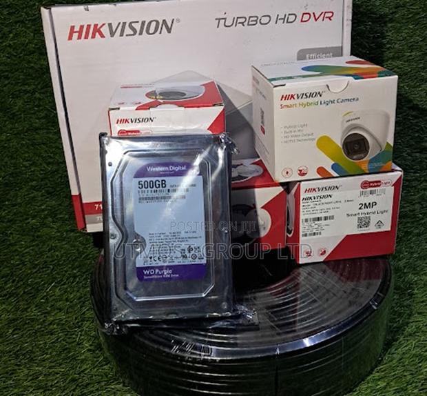 4ch Hikvision Smart Hybrid Surveillance Kit With Audio Night Light