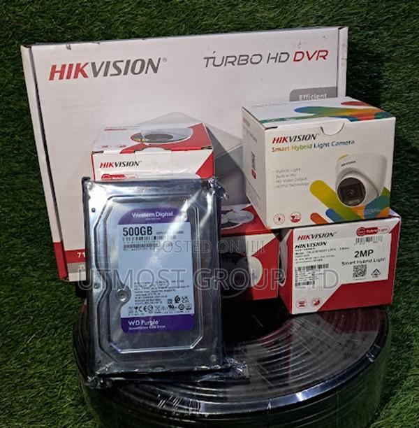 Hikvision 4ch Smart Hybrid CCTV Kit Audio Night Vision Security Set - main view