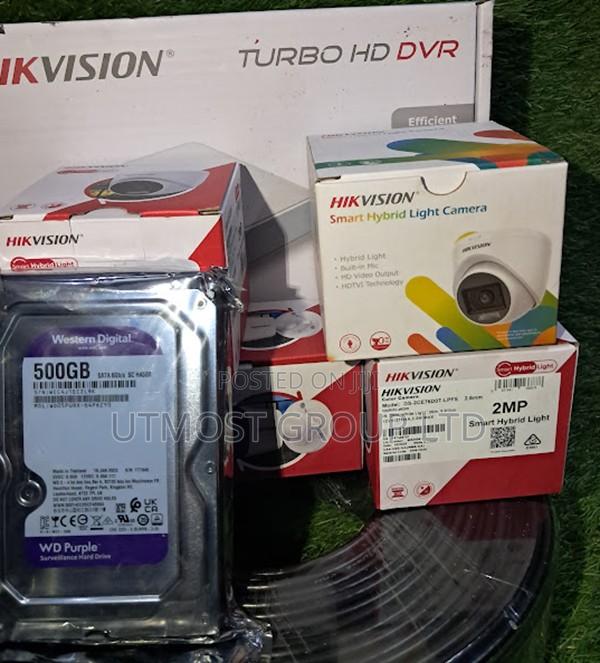 Hikvision Smart Hybrid 4ch Kit Audio Night Light CCTV System - main view