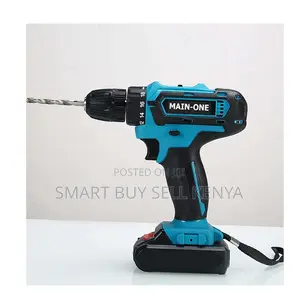 Professional Cordless Drill With Drilling and Impact Functions