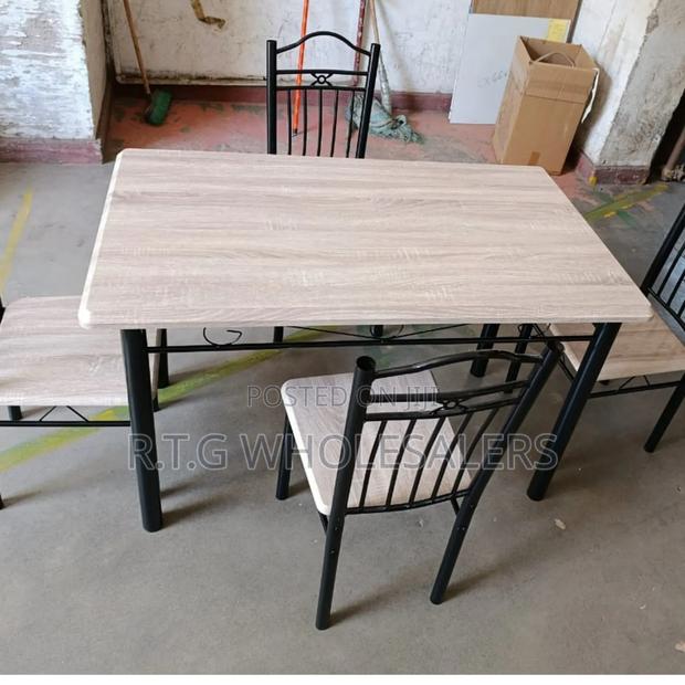 Executive 4‐Seater Dining Table Set
