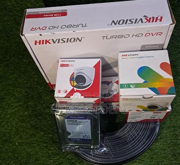 Hikvision Smart Hybrid Cctv 4ch Kit With Audio Night Detection