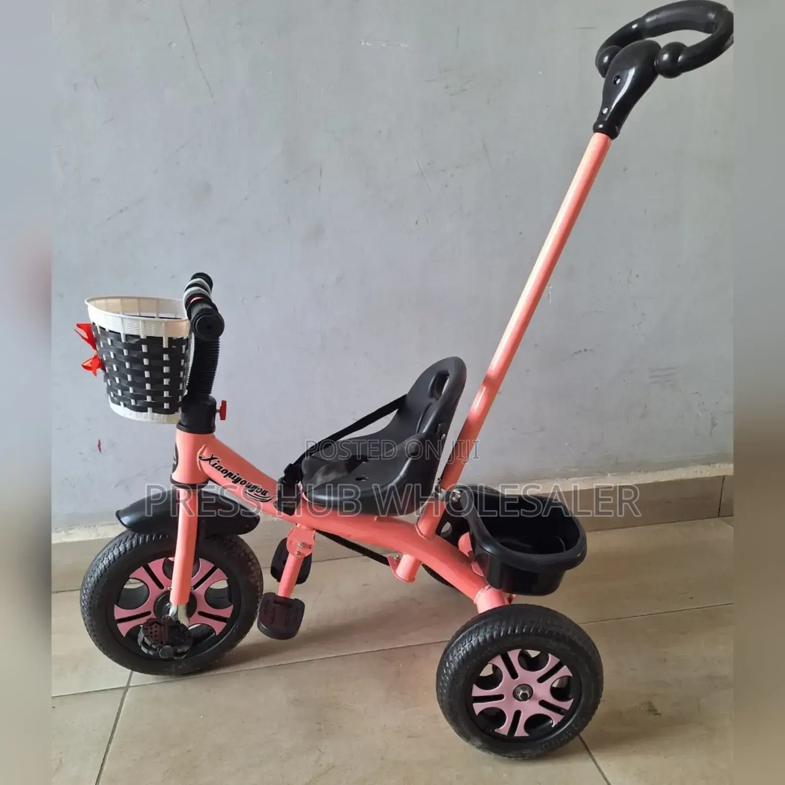 Tricycle With Push Handle Kids Tricycle