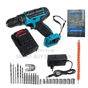 Heavy Duty Professional Cordless Drill With Drilling, Impact Functions