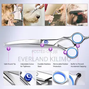 Grooming Set (Comb/Curved Sissor/Serrated Scissor)