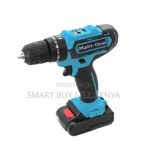 High Performance Cordless Drill With Drilling and Impact Functions