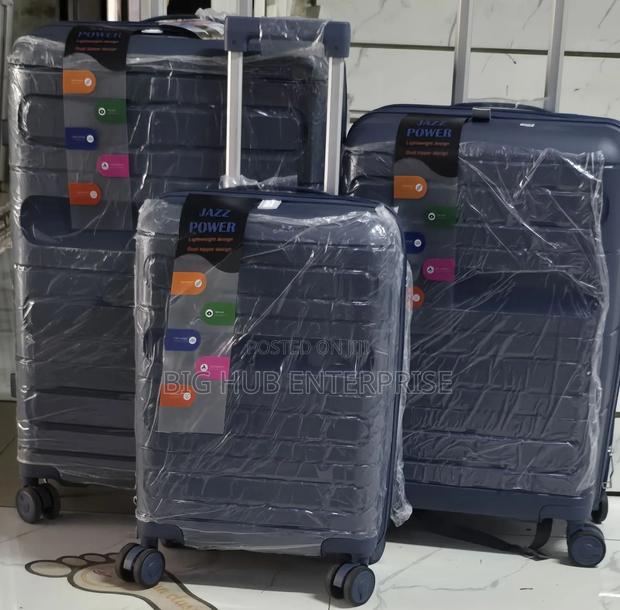 3-in-1 Suitcase Set Unbreakable Double Zip - thumbnail 2