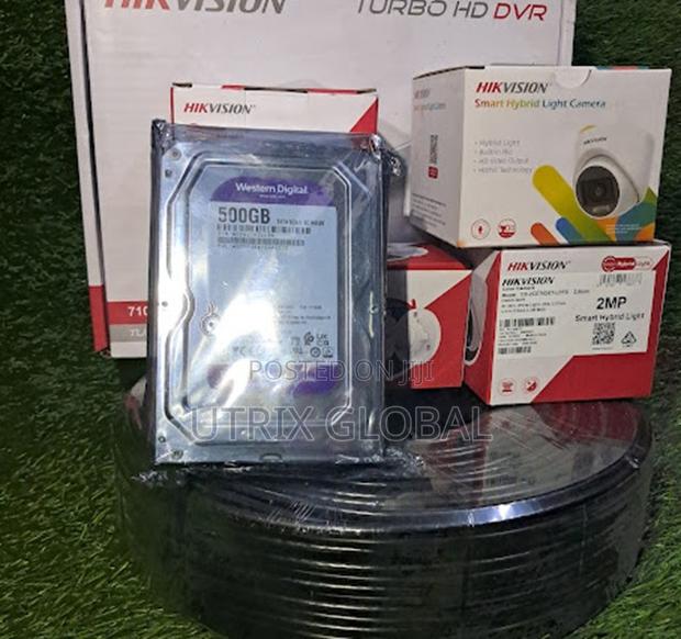 Hikvision 4ch Smart Cctv Hybrid Kit Audio Night Light Cameras