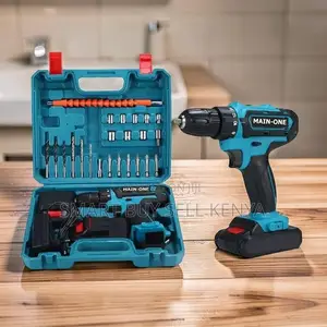 Stable Performance Cordless Drill With Drilling and Impact Functions