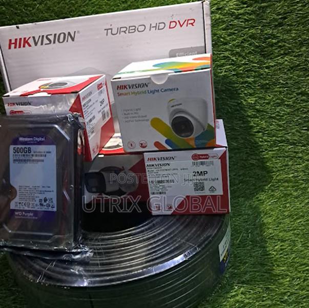 Hikvision Smart Hybrid 4ch Cctv Kit With Audio Night Light