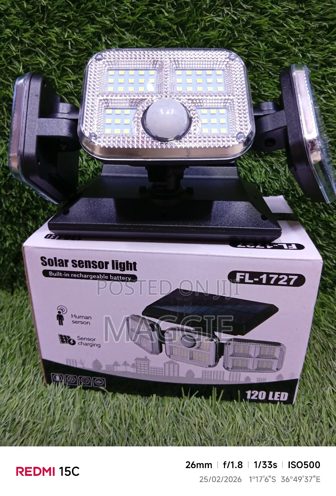 Solar Sensor Light Available