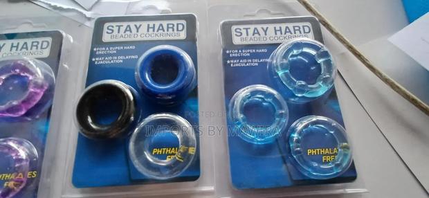Stay Hard Cock Rings, Premature Ejaculation Delay Rings - thumbnail 2