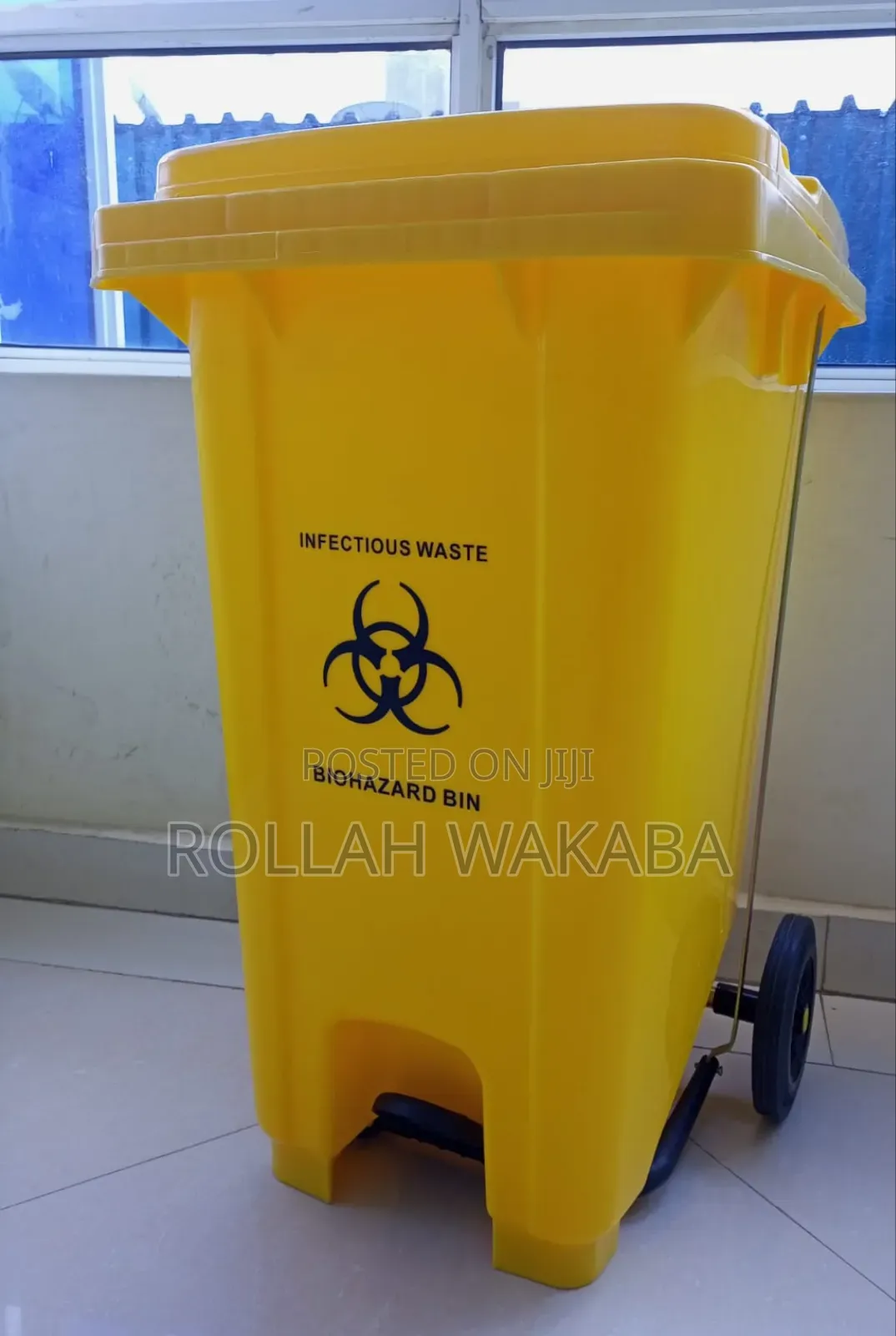 100litres Biohazard Pedal Bins