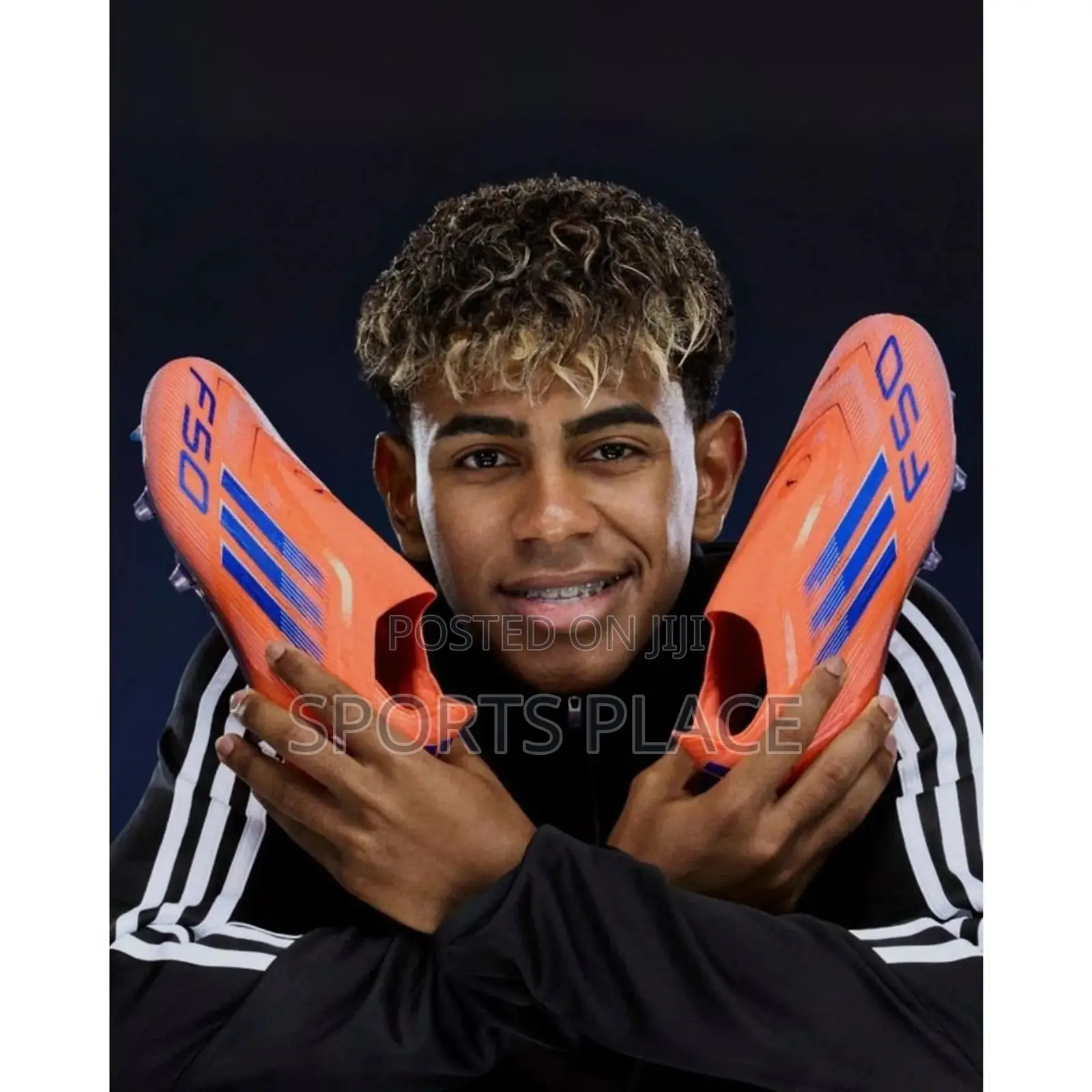 F50 Signal Coral Blaze Football Boots - Laceless