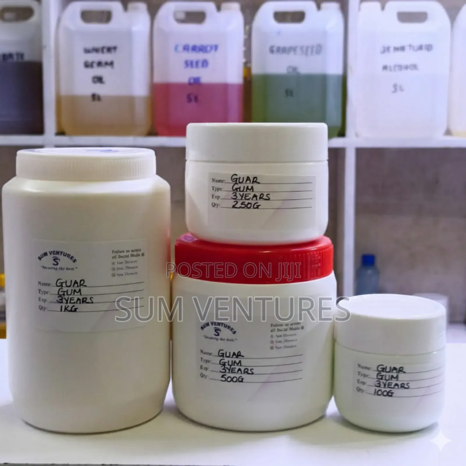 Guar Gum – 100% Pure Natural Thickener (Cosmetic Industrial Use)