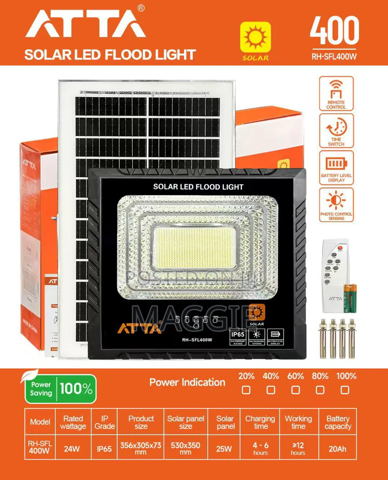 Atta Solar Led Flood Lights 4w