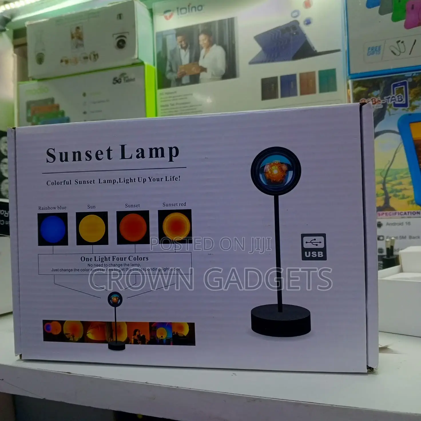 Led Sunset Projection Light for Bedroom and Photography