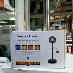 Colorful Sunset Projection Lamp for Relaxing Ambience