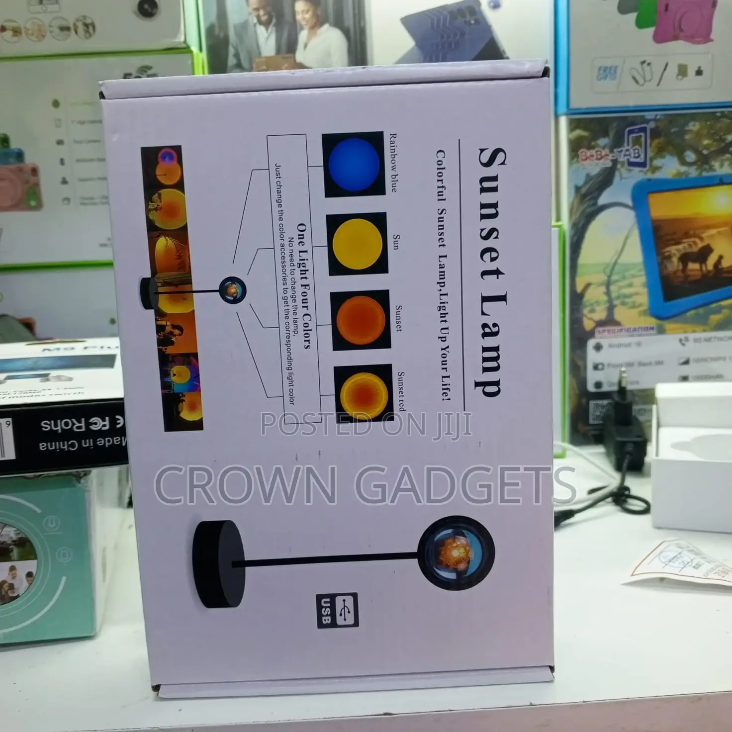 Colorful Sunset Projection Lamp for Relaxing Ambience
