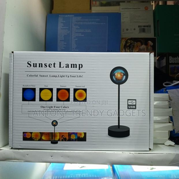 Usb Led Sunset Projection Lamp For Bedroom & Photography