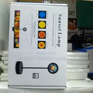 Usb Led Sunset Projection Lamp For Bedroom & Photography