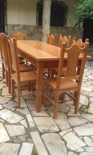 8 Seater Wooden Modern Dining Table