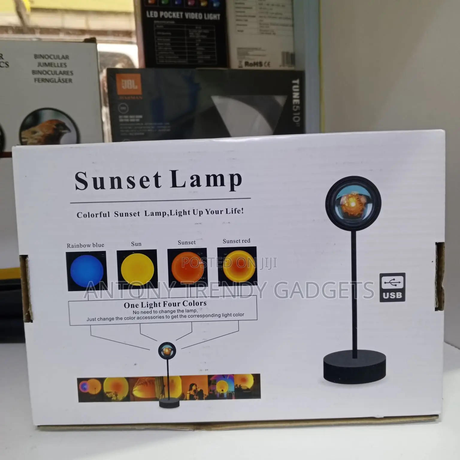 Romantic Led Sunset Projection Light Usb Powered
