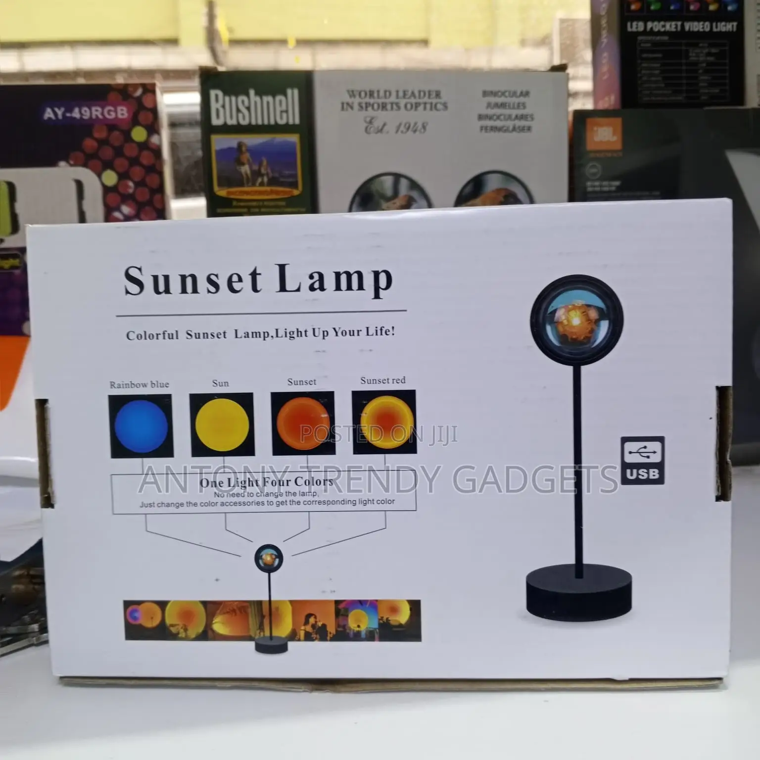 Romantic Led Sunset Projection Light Usb Powered