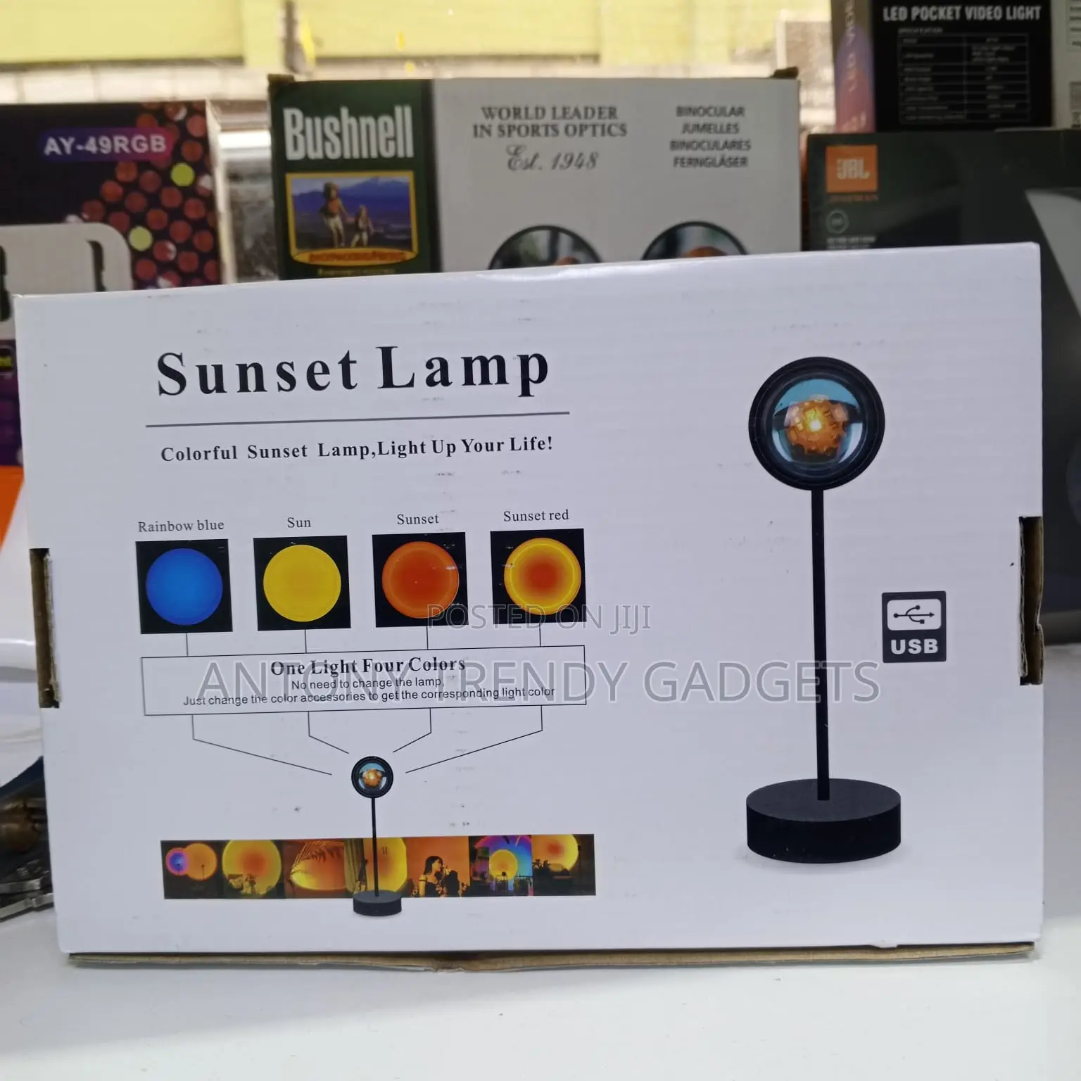 Romantic Led Sunset Projection Light Usb Powered