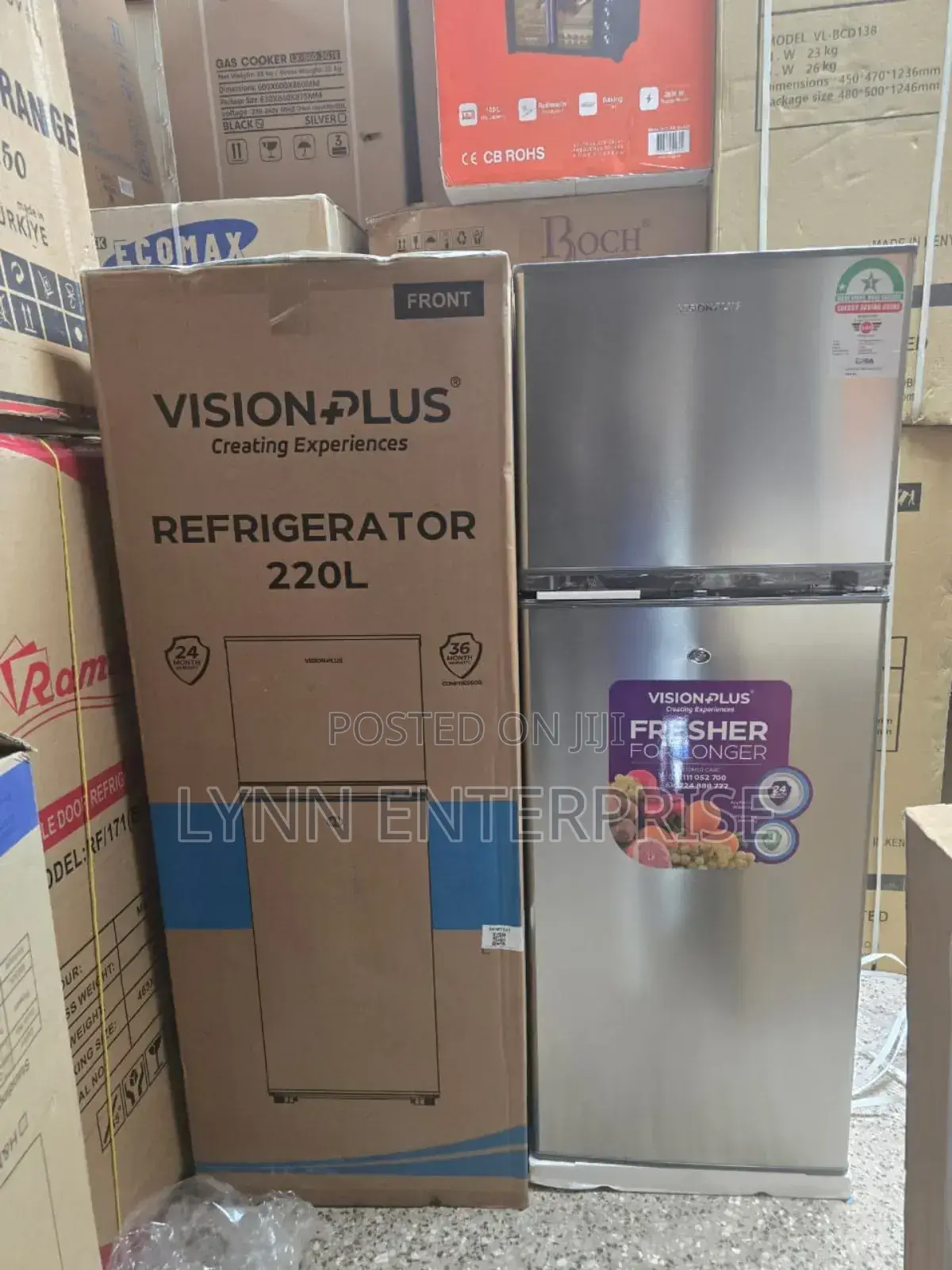 Vision 138 Litres Double Door Refrigerator