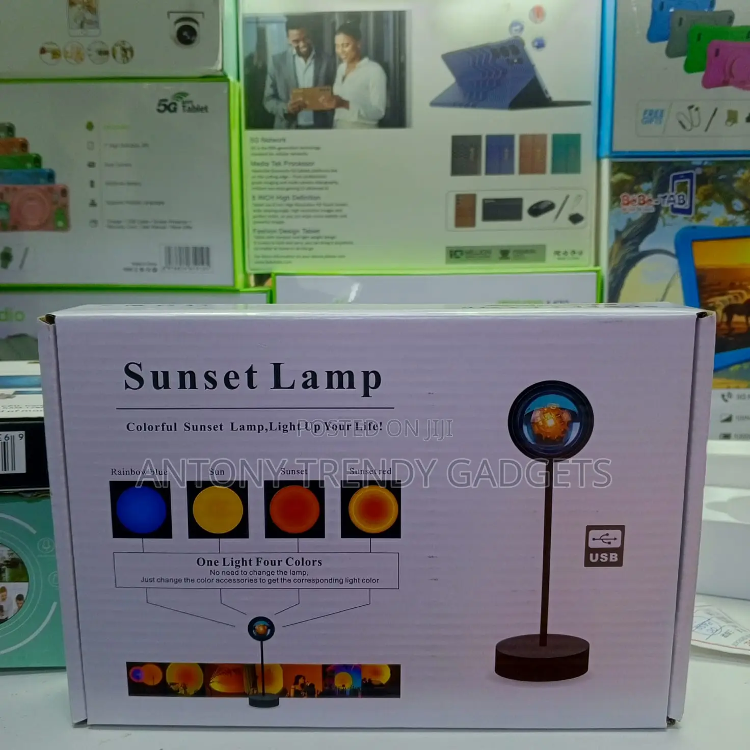 Multi-color Sunset Lamp For Home Decor & Photo Backdrops
