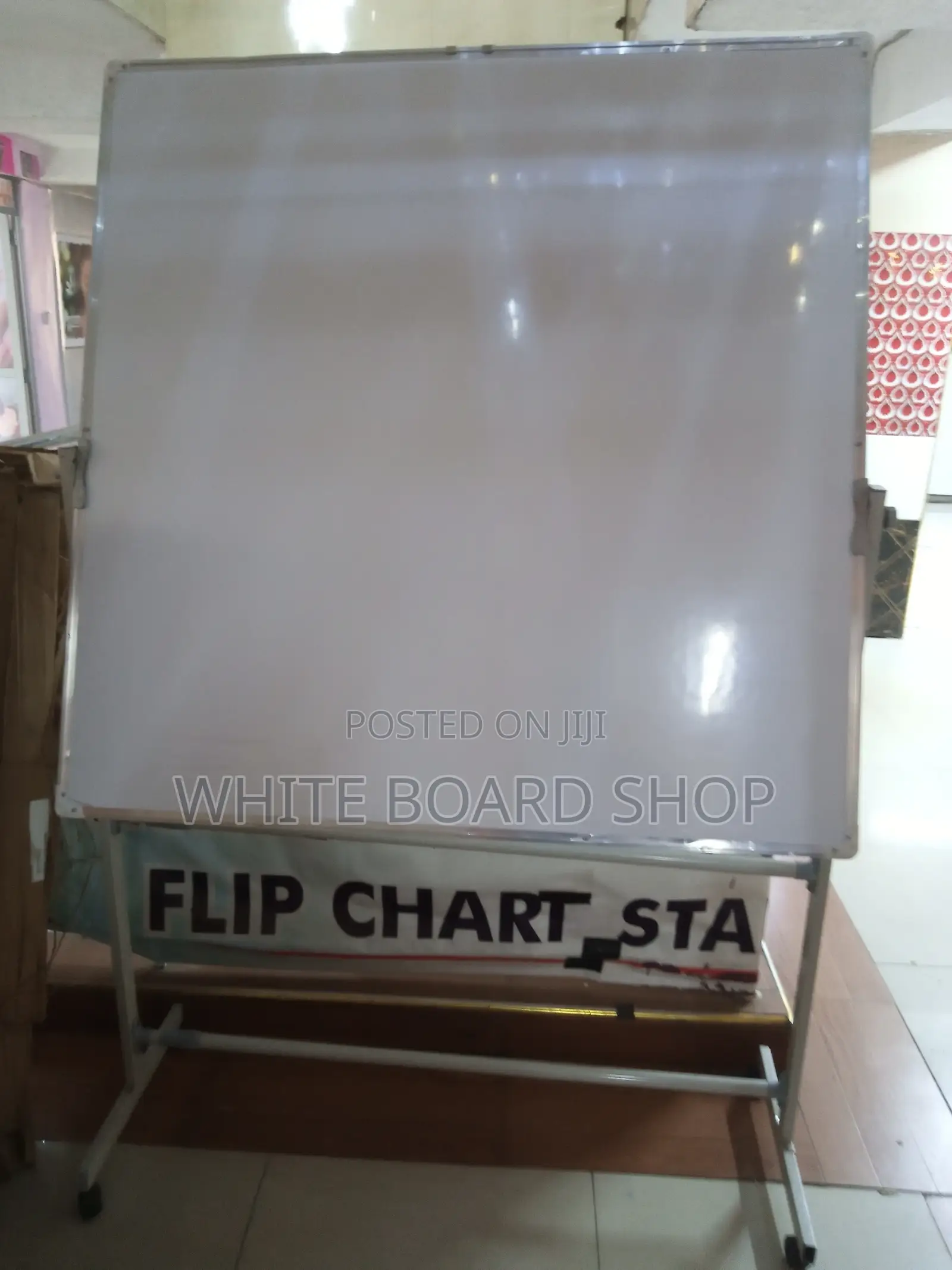 90cm X 120cm White Board With Imported Movable Stand -for Boardroom