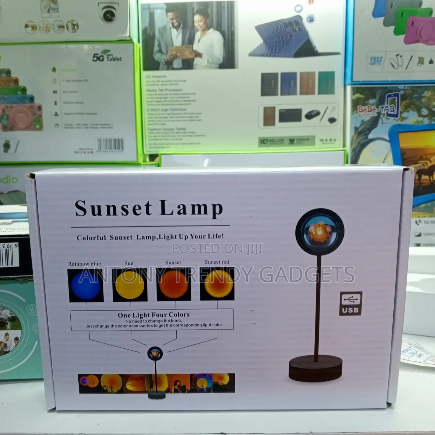 Adjustable Sunset Projection Lamp Led Mood Light