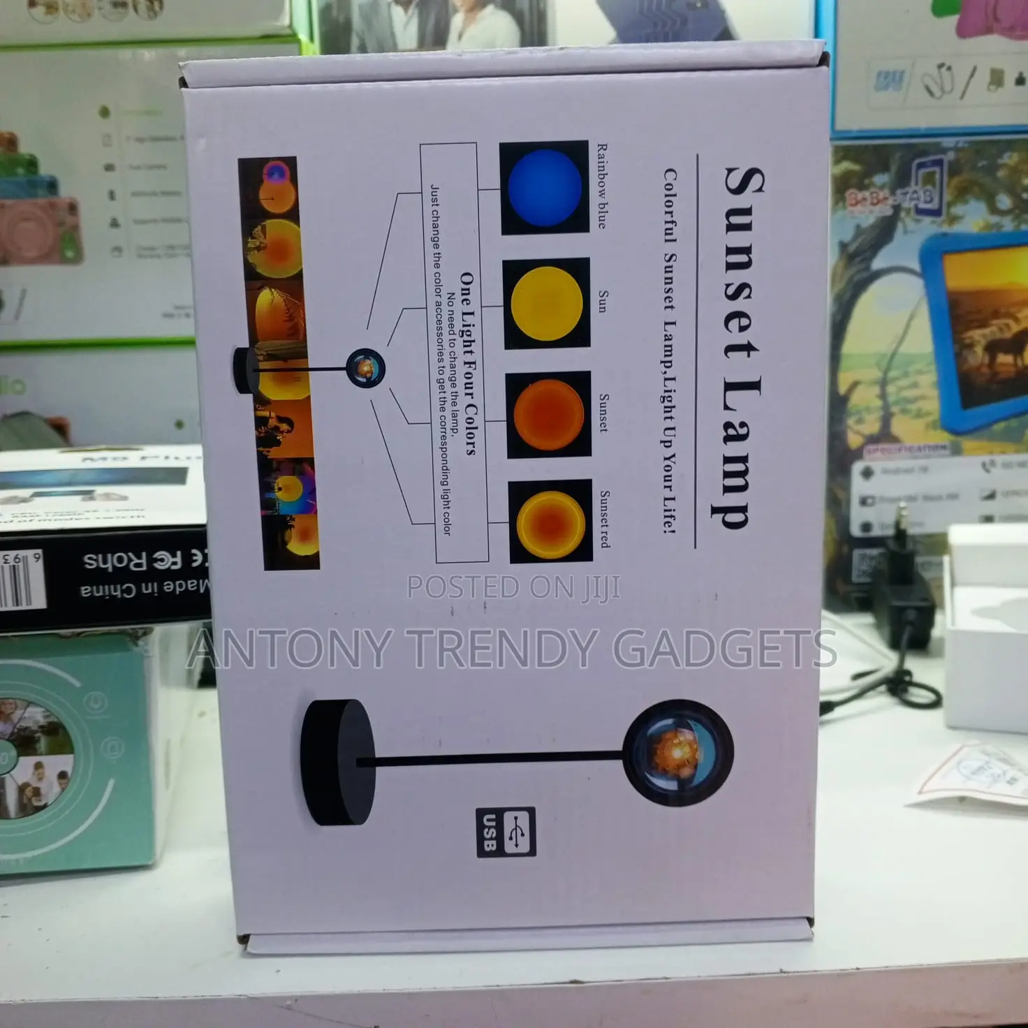 Adjustable Sunset Projection Lamp Led Mood Light