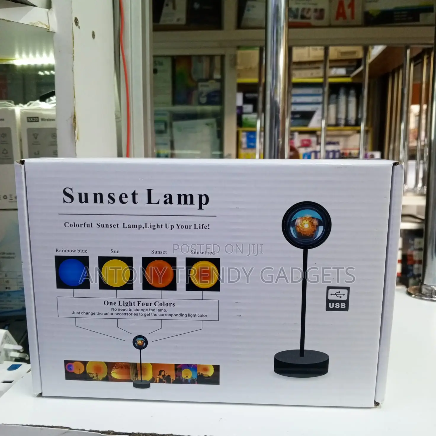 Adjustable Sunset Projection Lamp Led Mood Light