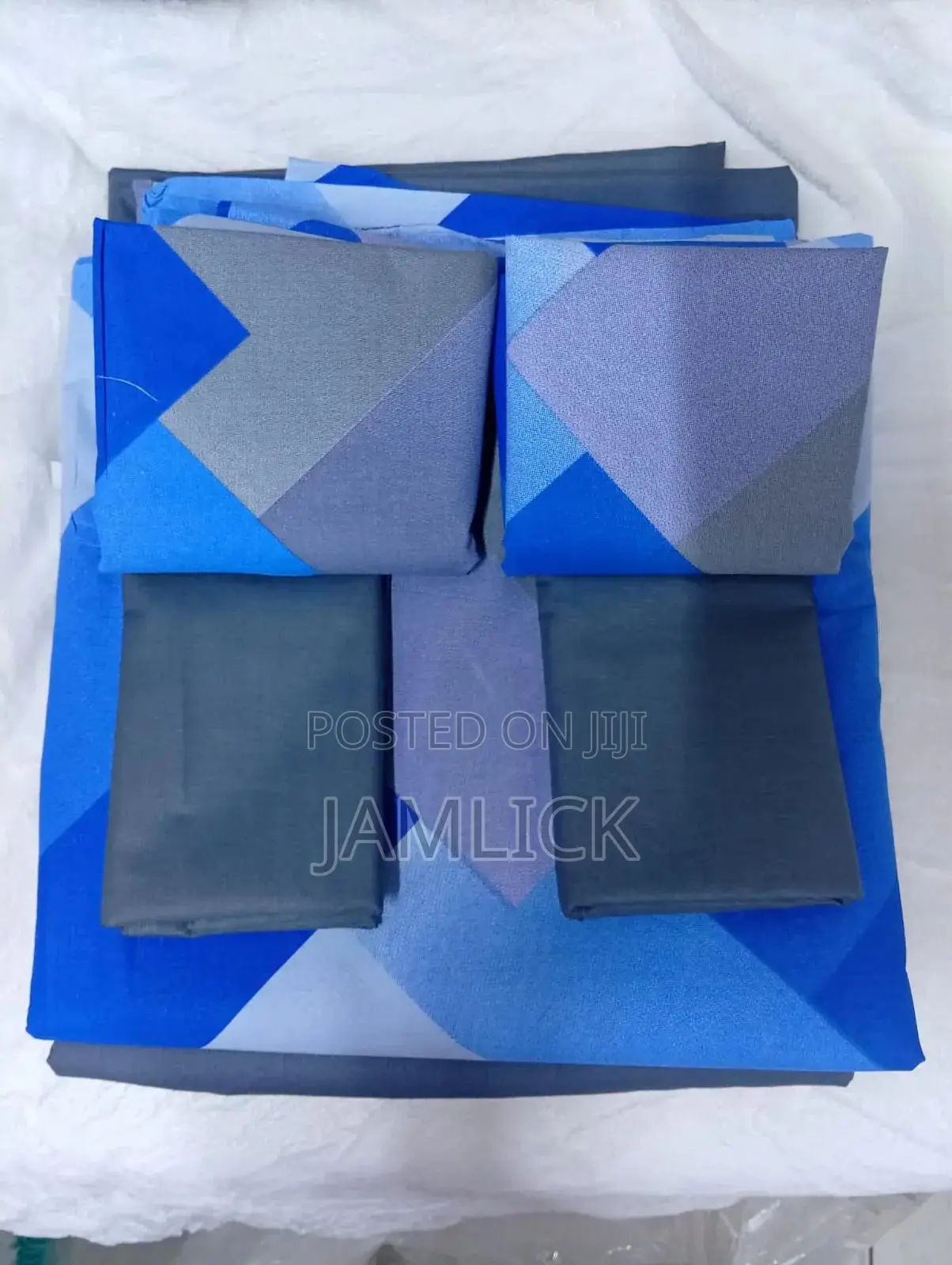 Mix Match Cotton Bedsheets With Elastic Edges – 6 Pieces Set - Sn