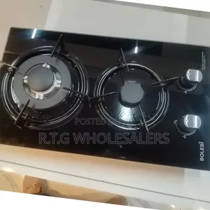 Bolesi 2-Burner Glass Top Built-in Gas Hob