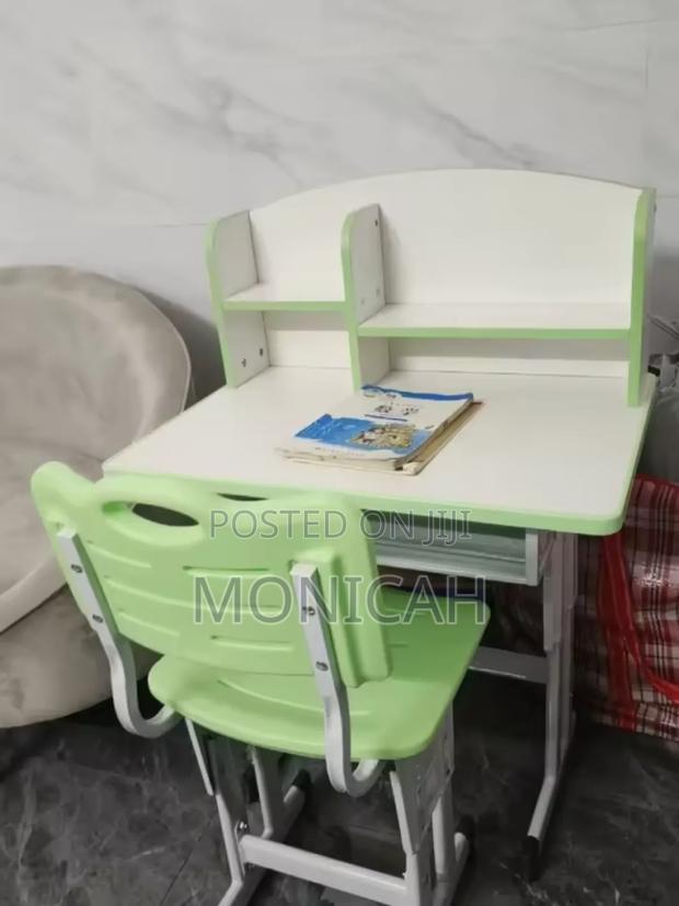 New Ergonomic Children’S Learning Desk With Bookshelf - thumbnail 2