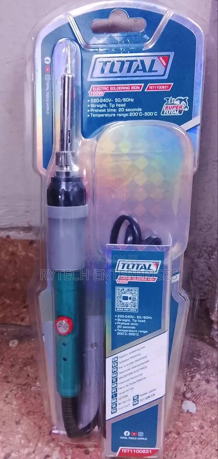 100watts Total Electric Soldering Gun