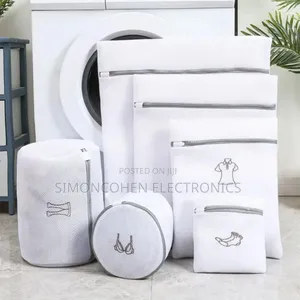 6pcs Honeycomb Meshed Laundry Bags