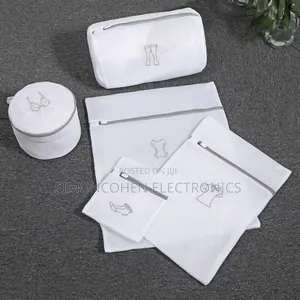 6pcs Honeycomb Meshed Laundry Bags