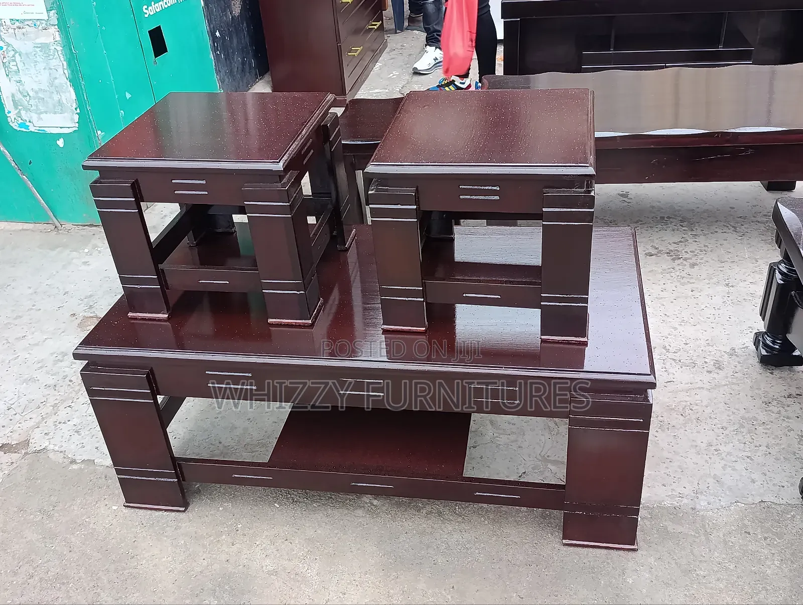 Coffee Table And Stools