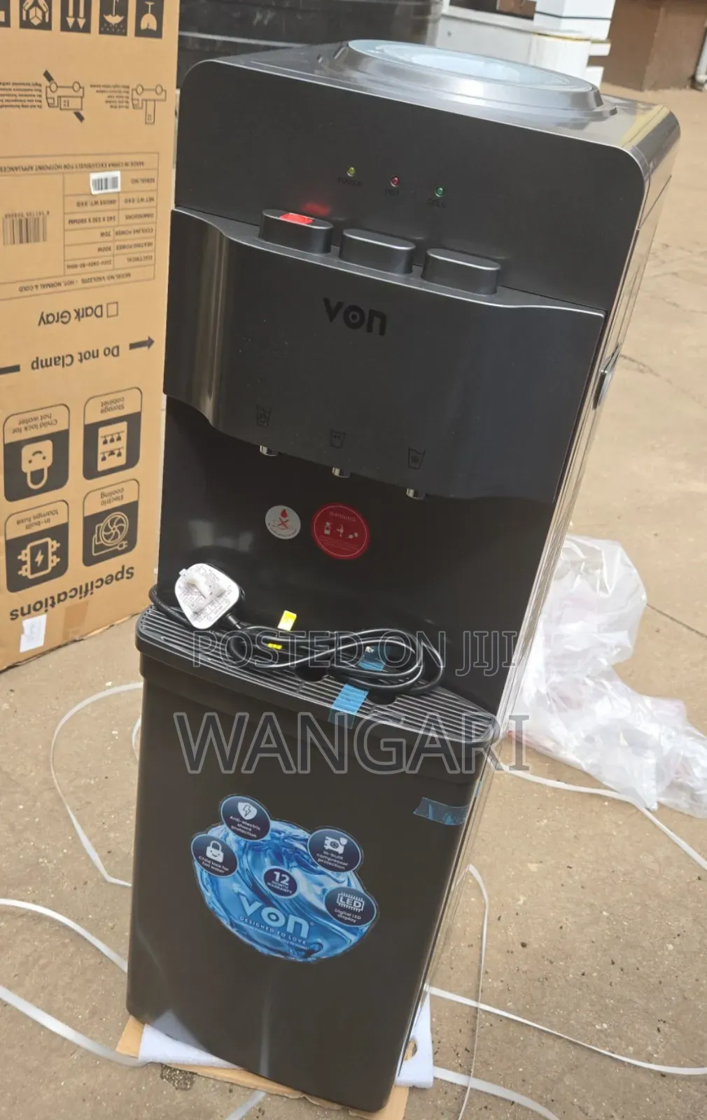 Von 3 Taps Water Dispenser