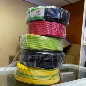 90m Roll 4.0mm Electrical Installation Wire – Red/Black/Yellow