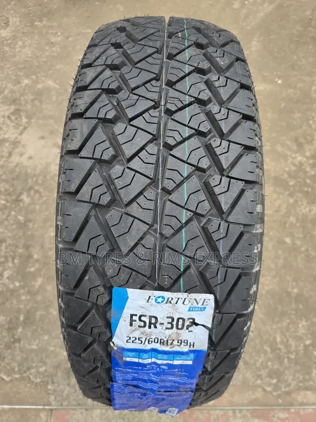 225 /60 R17 Fortune Tyres (All Terrein)